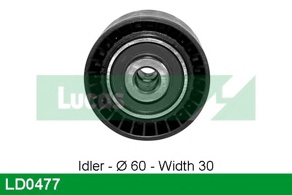 Натяжной ролик, ремень ГРМ LUCAS ENGINE DRIVE LD0477