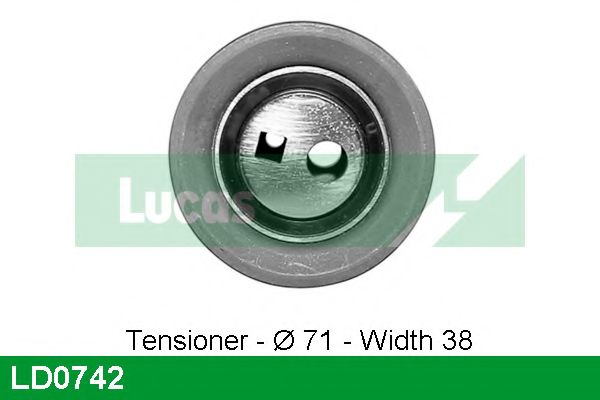 Натяжной ролик, ремень ГРМ LUCAS ENGINE DRIVE LD0742
