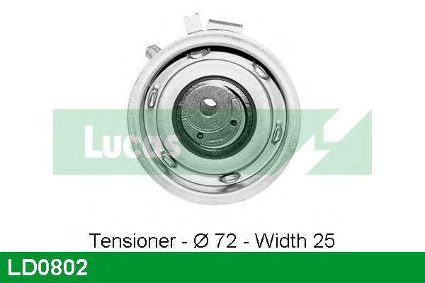 Натяжной ролик, ремень ГРМ LUCAS ENGINE DRIVE LD0802