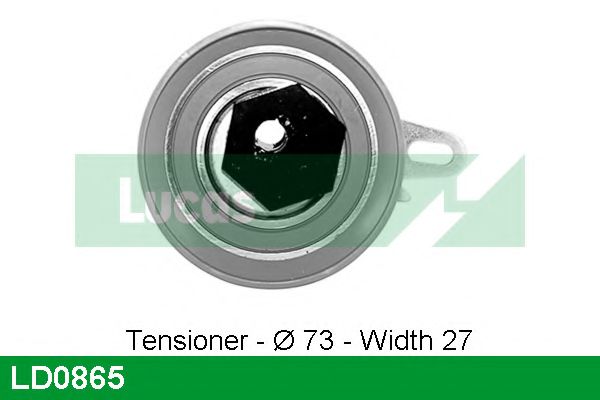 Натяжной ролик, ремень ГРМ LUCAS ENGINE DRIVE LD0865