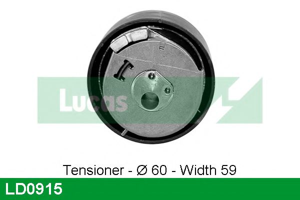 Натяжной ролик, ремень ГРМ LUCAS ENGINE DRIVE LD0915