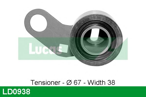 Натяжной ролик, ремень ГРМ LUCAS ENGINE DRIVE LD0938