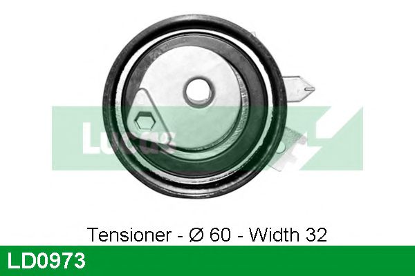 Натяжной ролик, ремень ГРМ LUCAS ENGINE DRIVE LD0973