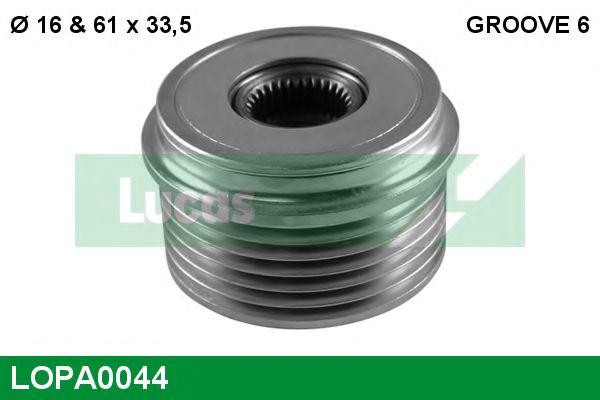Механизм свободного хода генератора LUCAS ENGINE DRIVE LOPA0044