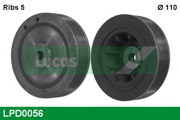 Ременный шкив, коленчатый вал LUCAS ENGINE DRIVE LPD0056