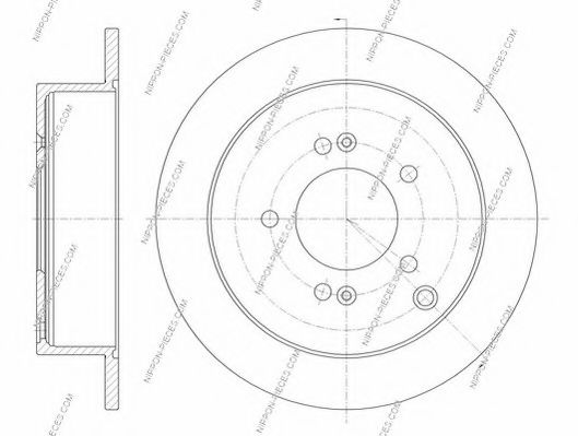 Тормозной диск NPS 17200