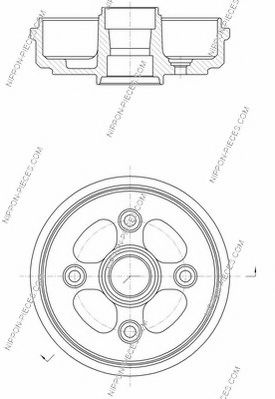 Тормозной барабан NPS D340O03