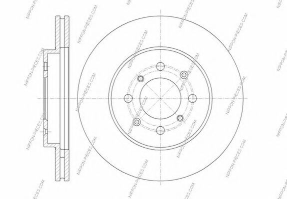 Тормозной диск NPS DF4825