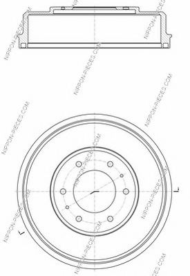 Тормозной барабан NPS M340I05