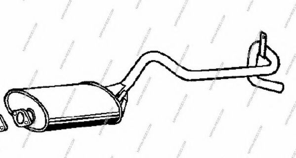 Система выпуска ОГ NPS M430I117