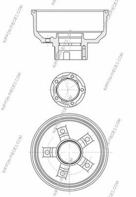 Тормозной барабан NPS K340A05