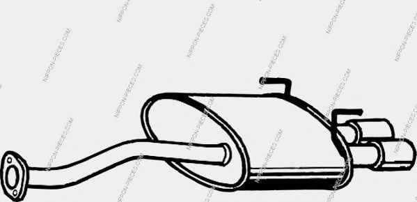 Система выпуска ОГ NPS H430A152