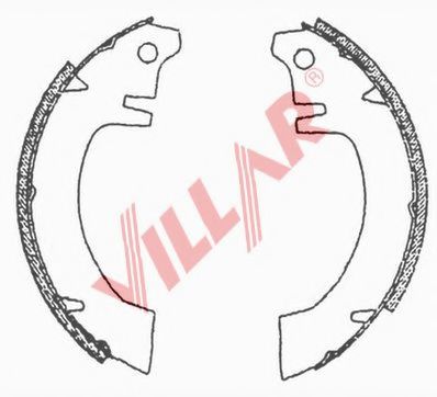 Комплект тормозных колодок VILLAR 629.0575