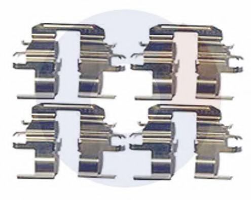 Комплектующие, колодки дискового тормоза CARRAB BRAKE PARTS 2407