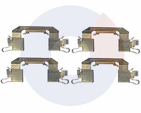 Комплектующие, колодки дискового тормоза CARRAB BRAKE PARTS 2420