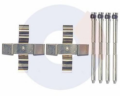 Комплектующие, колодки дискового тормоза CARRAB BRAKE PARTS 2436