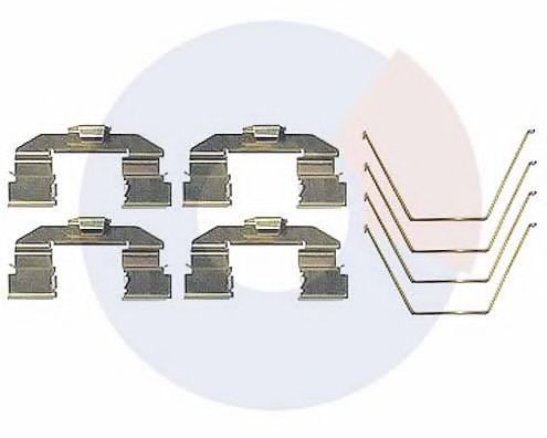 Комплектующие, колодки дискового тормоза CARRAB BRAKE PARTS 2477