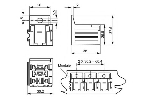 Контактная группа реле NARVA 68084