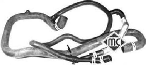 Шланг радиатора Metalcaucho 09142