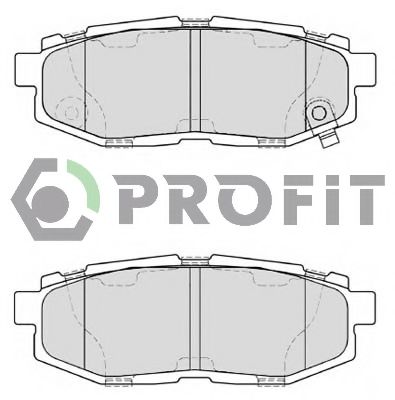 Комплект тормозных колодок, дисковый тормоз PROFIT 5000-4187