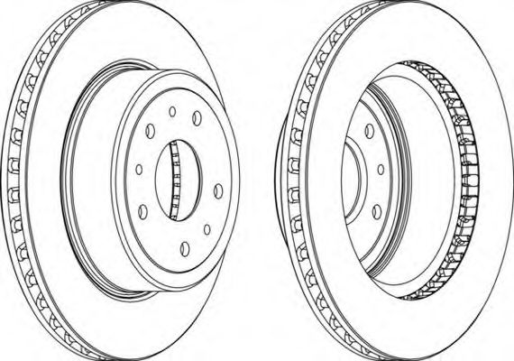 Тормозной диск FERODO DDF1020-1