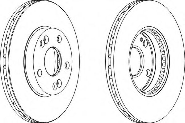 Тормозной диск FERODO DDF1167-1