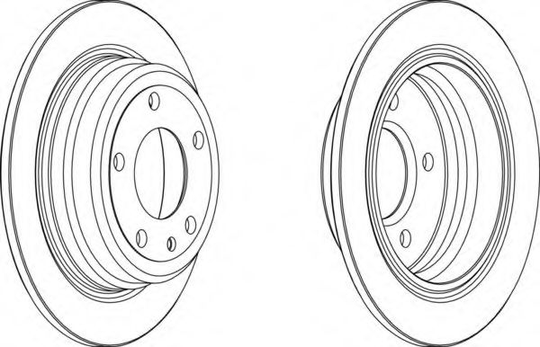 Тормозной диск JURID 8290169