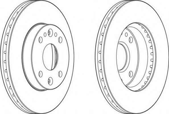 Тормозной диск FERODO DDF1391-1