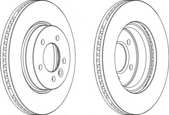 Тормозной диск FERODO DDF1430-1