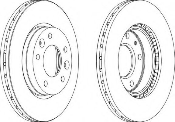 Тормозной диск FERODO DDF1460-1