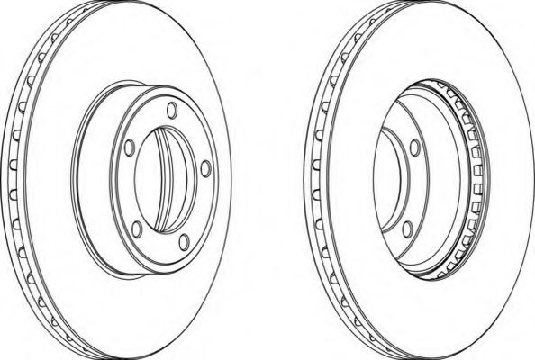Тормозной диск FERODO DDF164-1