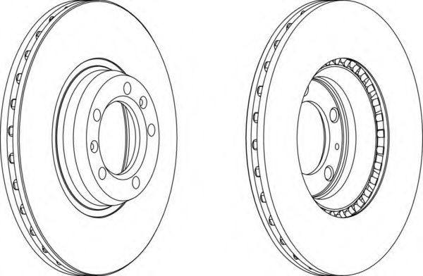 Тормозной диск FERODO DDF168-1
