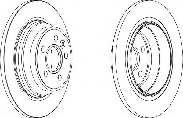 Тормозной диск FERODO DDF1719-1