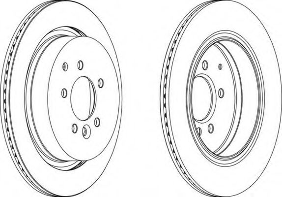 Тормозной диск FERODO DDF1752-1