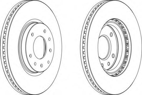 Тормозной диск FERODO DDF1768-1