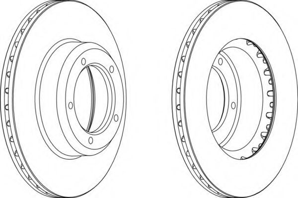 Тормозной диск FERODO DDF262-1
