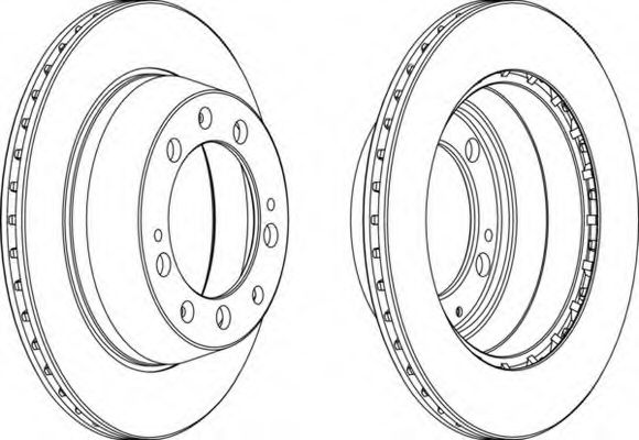 Тормозной диск FERODO DDF314-1