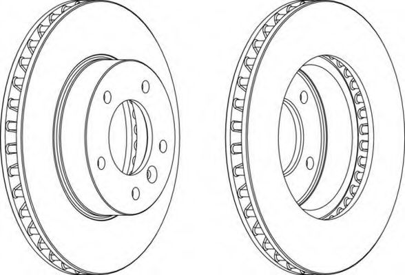 Тормозной диск FERODO DDF440-1