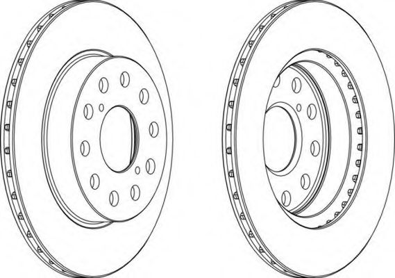 Тормозной диск FERODO DDF506-1