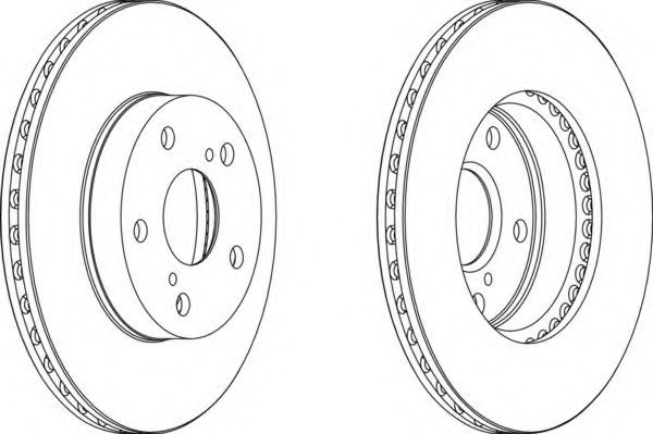 Тормозной диск FERODO DDF777-1