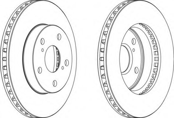 Тормозной диск FERODO DDF806-1