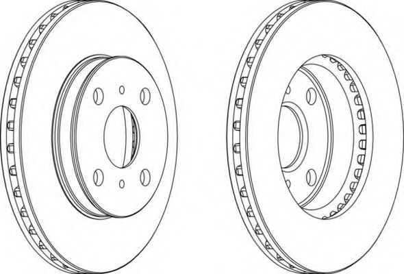 Тормозной диск FERODO DDF880-1