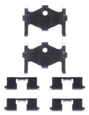 Комплектующие, колодки дискового тормоза FERODO FBA533