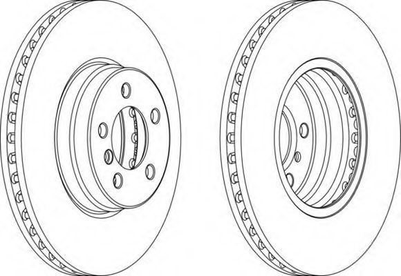 Тормозной диск FERODO DDF1436
