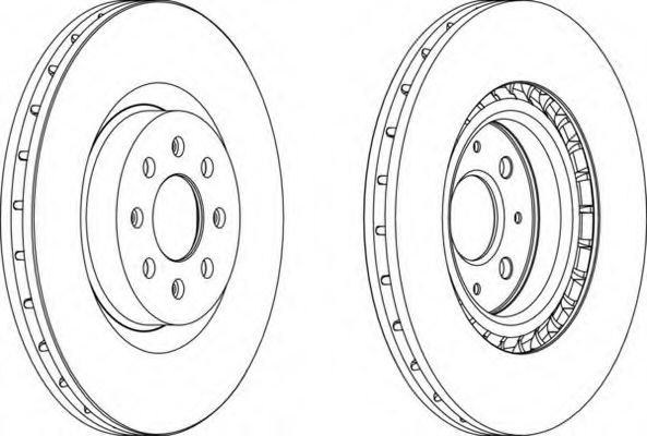 Тормозной диск FERODO DDF1773