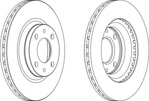 Тормозной диск FERODO DDF236