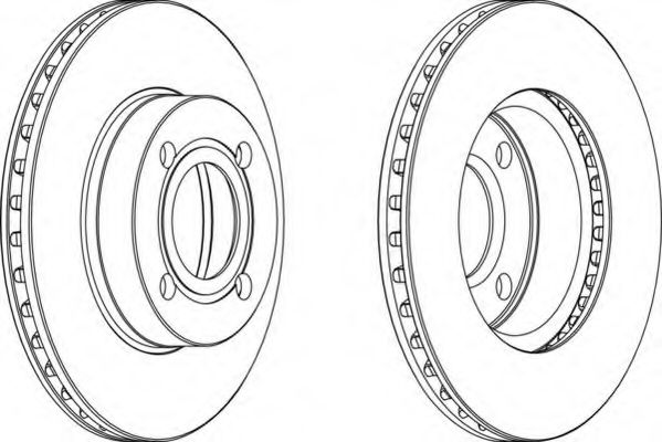 Тормозной диск FERODO DDF319