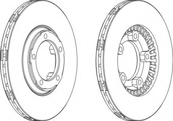 Тормозной диск FERODO DDF349