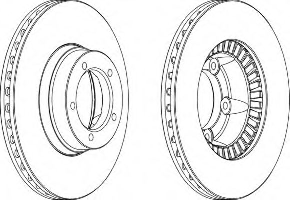 Тормозной диск A.B.S. 16284