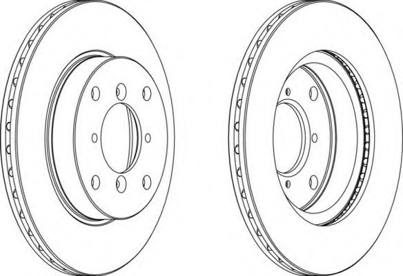 Тормозной диск FERODO DDF400